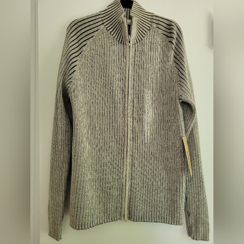NWT DKNY Men's Zip-up Sweater Business Casual Size S